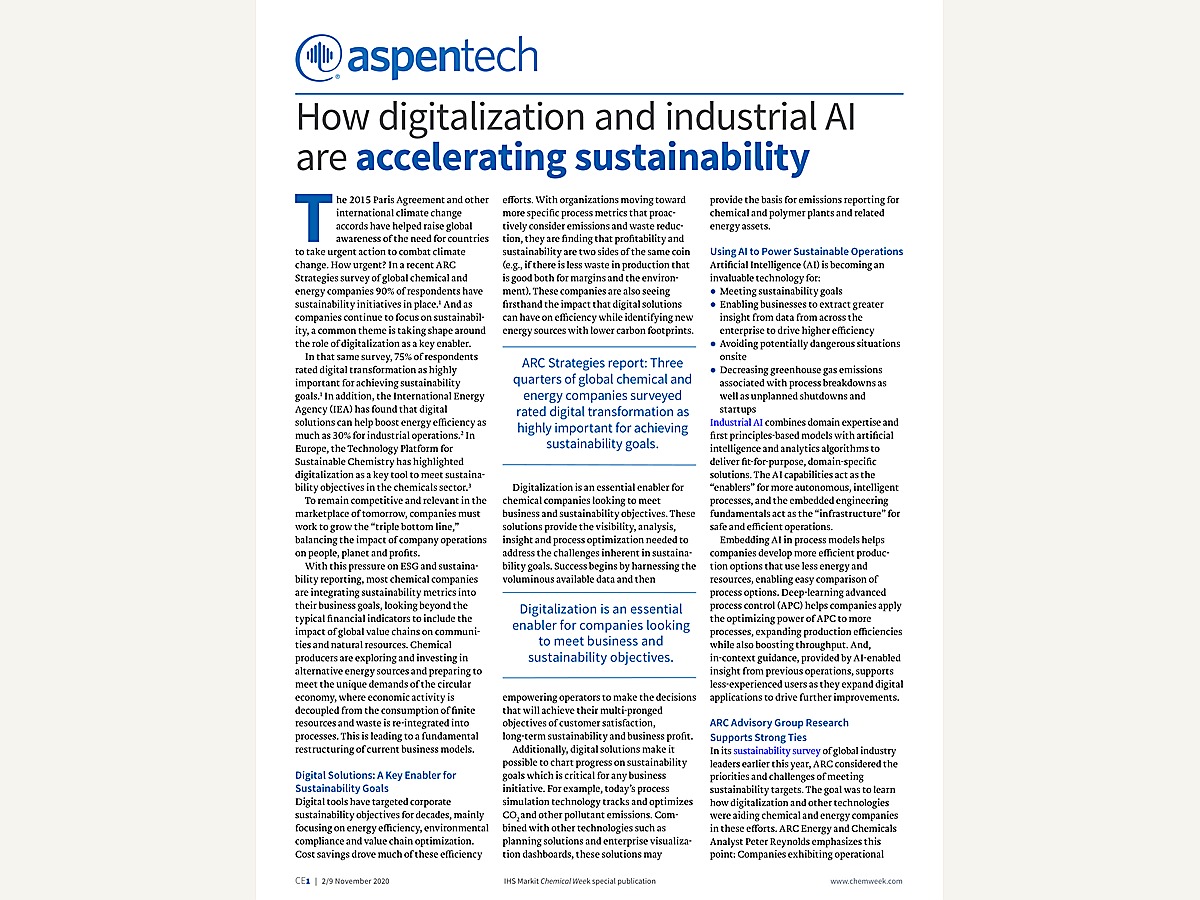 ChemWeek Industrial AI Article thumbnail