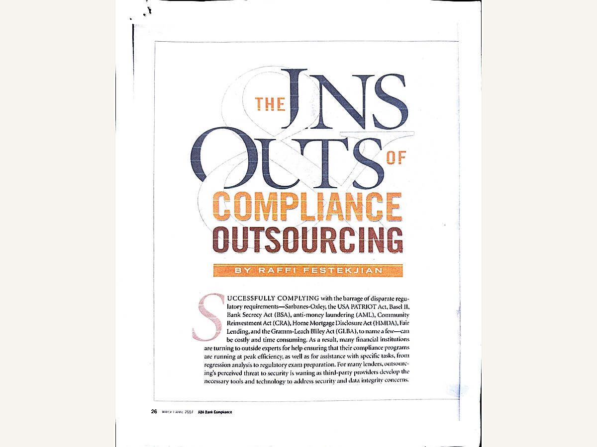 ABA Bank Compliance Magazine Article thumbnail